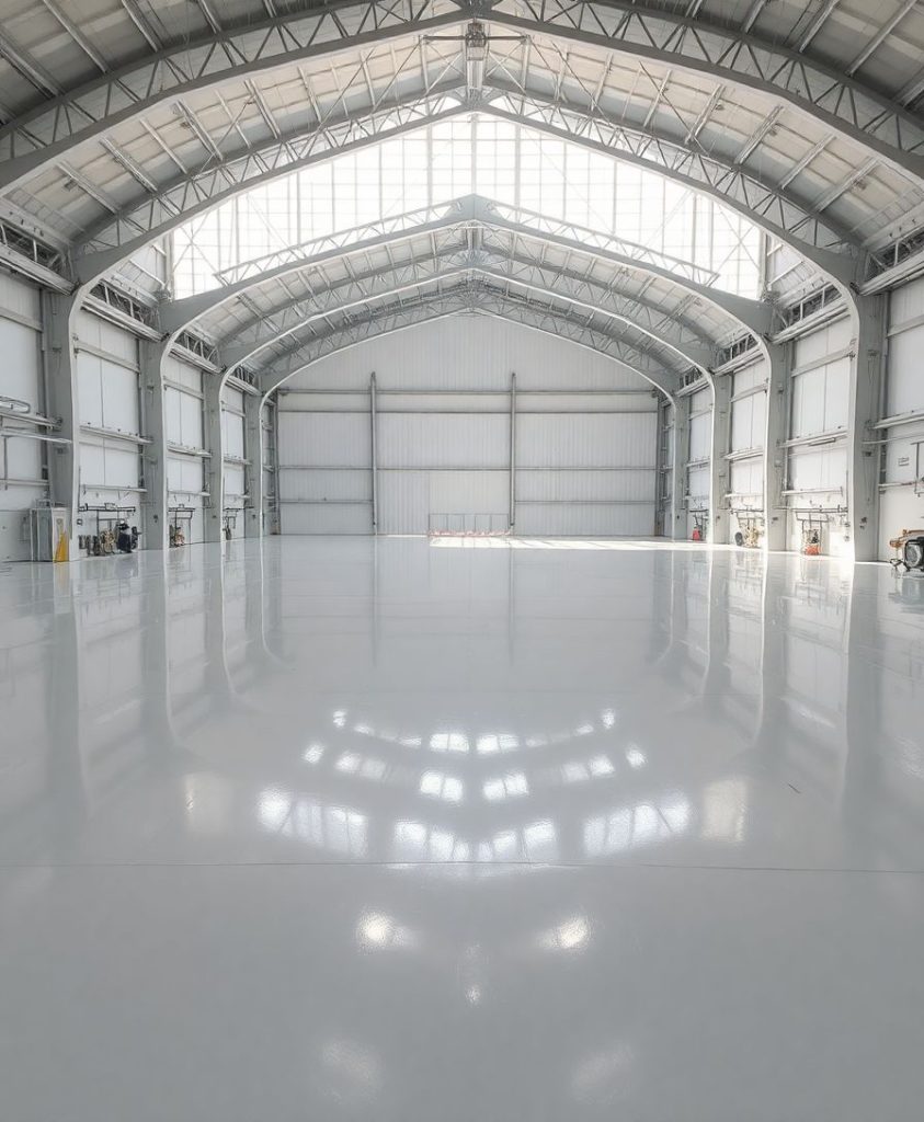 Airplane Hanger Coating Austin, TX 2 Airplane hangar coating service in high tech aviation facility austin tx 8f89